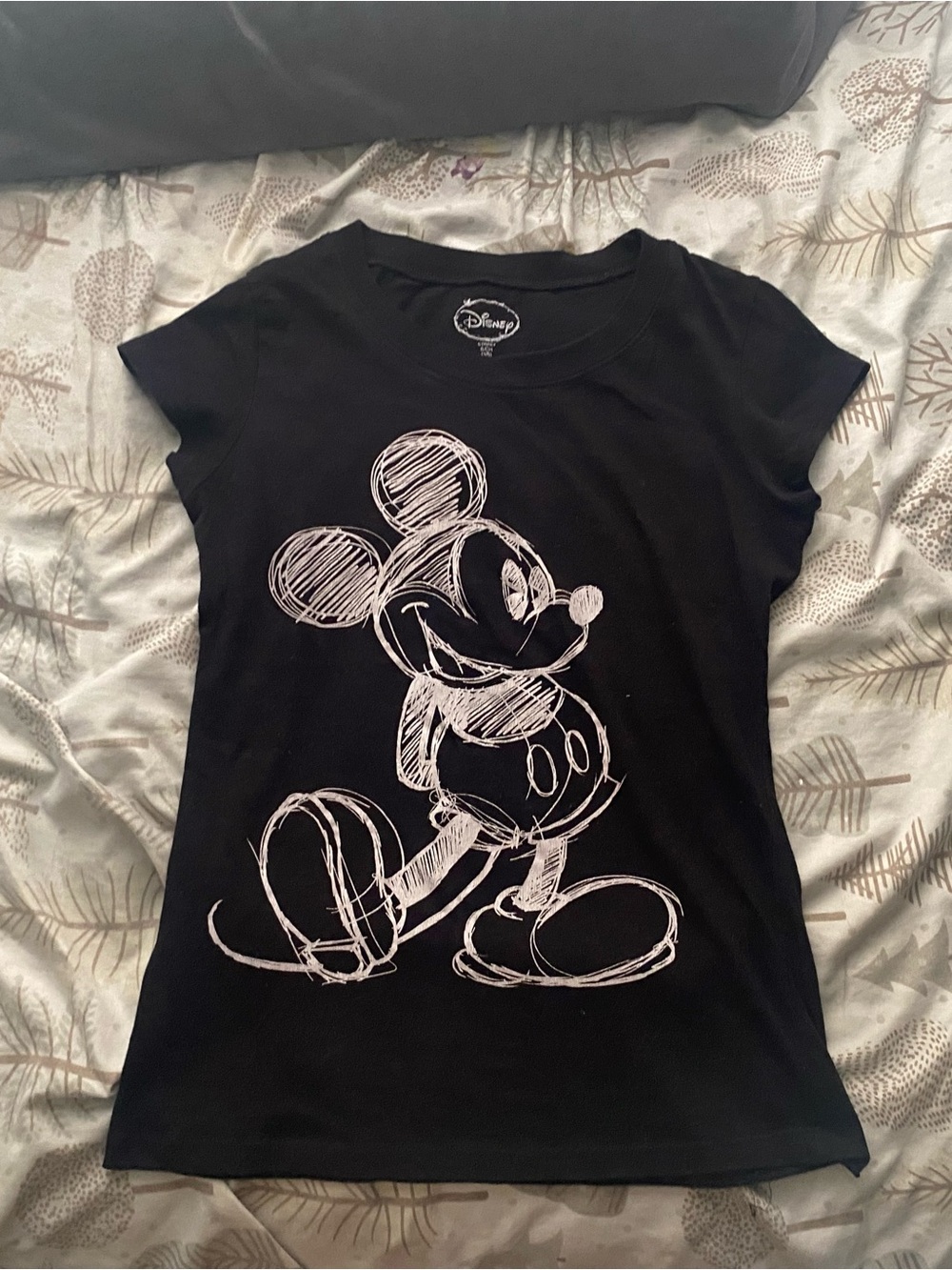 Disney Black Women’s Mickey Mouse Sketch Tee